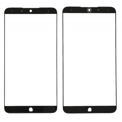 Replacement Front Glass For Meizu 15 Plus Black By - Maxbhi Com