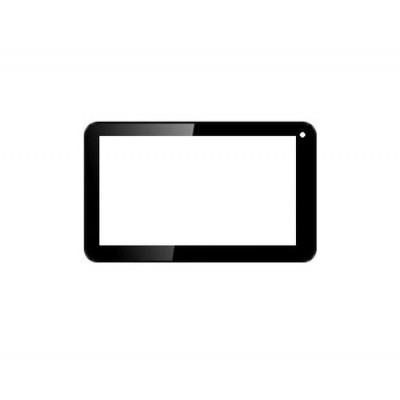 Replacement Front Glass For Cubit Cutab 08 Black White By - Maxbhi.com