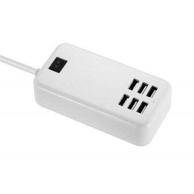 6 Port Multi Usb Highq Fast Charger For Zte Blade V9 Vita - Maxbhi Com