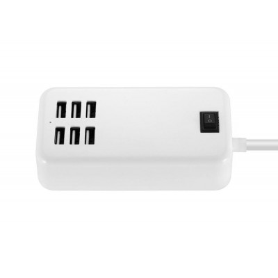 6 Port Multi Usb Highq Fast Charger For Zte Blade V9 Vita - Maxbhi Com