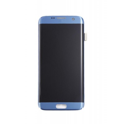 Lcd With Touch Screen For Samsung Galaxy S7 Edge Blue By - Maxbhi Com