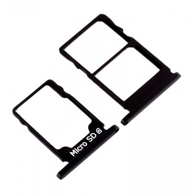 Sim Card Holder Tray For Nokia 5 1 Black - Maxbhi Com