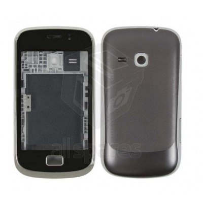 Full Body Housing For Samsung Galaxy Mini 2 S6500 Grey - Maxbhi Com