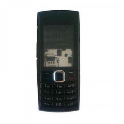 Full Body Housing For Nokia X202 Black Red - Maxbhi Com