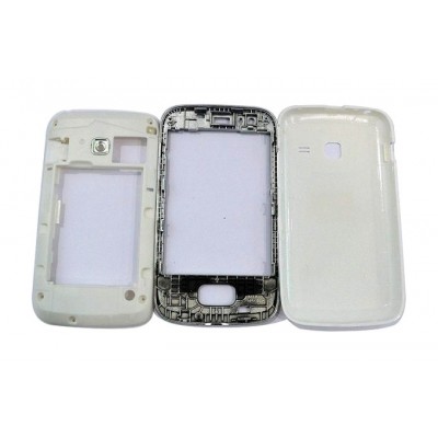 Full Body Housing For Samsung Galaxy Y Duos S6102 White - Maxbhi Com