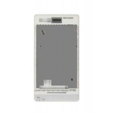 Full Body Housing For Sony Xperia Miro St23i White Silver - Maxbhi Com