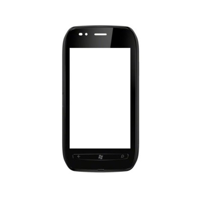 Replacement Front Glass For Nokia Lumia 710 White Fuchsia By - Maxbhi Com