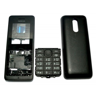 Full Body Housing For Nokia 106 Black - Maxbhi Com