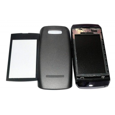 Full Body Housing For Nokia Asha 306 Grey - Maxbhi Com