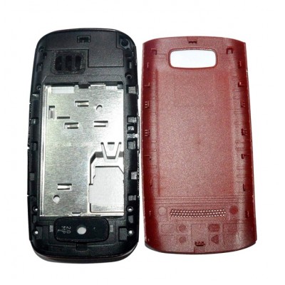 Full Body Housing For Nokia Asha 306 Red - Maxbhi Com