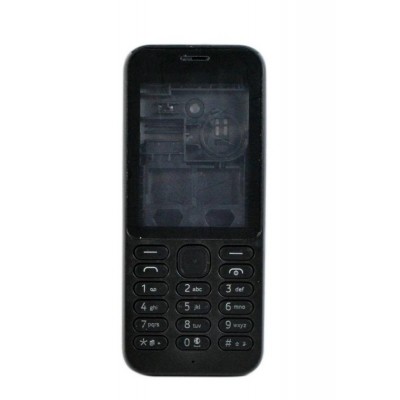Full Body Housing For Microsoft Nokia 222 Dual Sim Black - Maxbhi Com