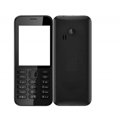 Full Body Housing For Microsoft Nokia 222 Dual Sim Black - Maxbhi Com