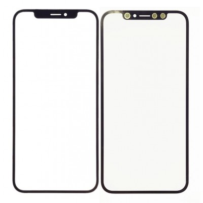 Replacement Front Glass For Apple Iphone Xs Black By - Maxbhi Com
