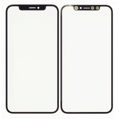 Replacement Front Glass For Apple Iphone Xs Max Black By - Maxbhi Com