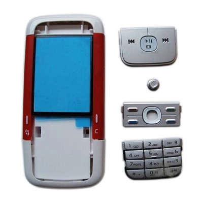 Full Body Housing For Nokia 5700 Red - Maxbhi Com