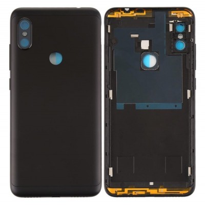 Back Panel Cover For Xiaomi Redmi Note 6 Pro Black - Maxbhi Com