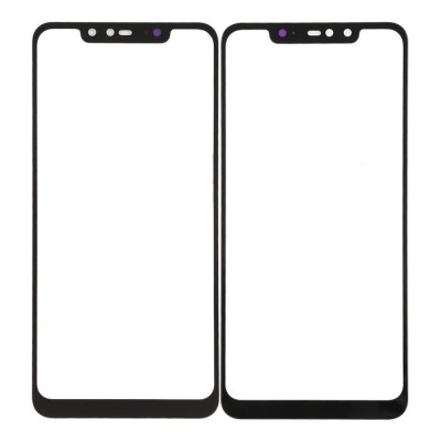 Replacement Front Glass For Xiaomi Redmi Note 6 Pro Black By - Maxbhi Com