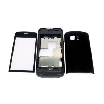 Full Body Housing For Nokia C506 Black Red - Maxbhi Com