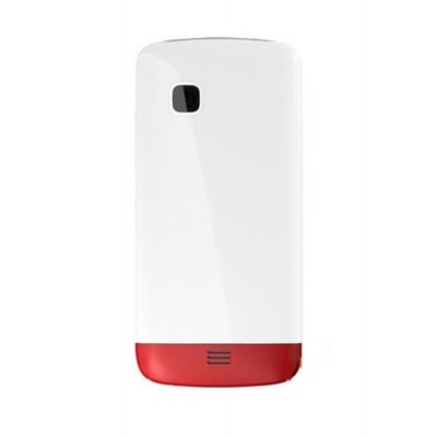 Full Body Housing For Nokia C506 White Red - Maxbhi Com