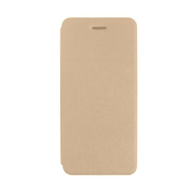 Flip Cover For Panasonic Eluga Ray 500 Black Champagne Gold By - Maxbhi Com