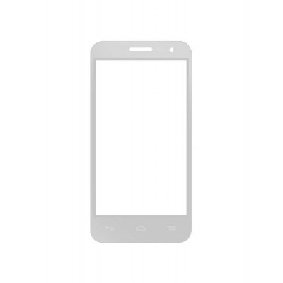 Replacement Front Glass For Alcatel Pop D5 Silver By - Maxbhi Com