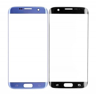 Replacement Front Glass For Samsung Galaxy S7 Edge 64gb Blue By - Maxbhi Com