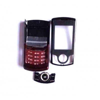 Full Body Housing For Samsung Metro 5200 Red - Maxbhi Com