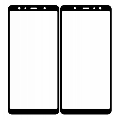 Replacement Front Glass For Samsung Galaxy A7 2018 White By - Maxbhi Com