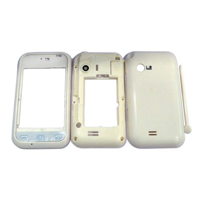 Full Body Housing For Samsung E2652 Champ Duos White - Maxbhi Com