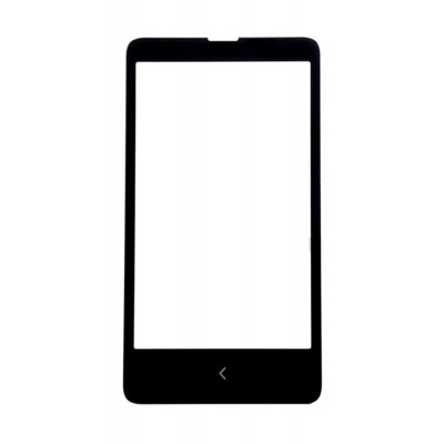 Replacement Front Glass For Nokia X Plus Plus Black By - Maxbhi Com