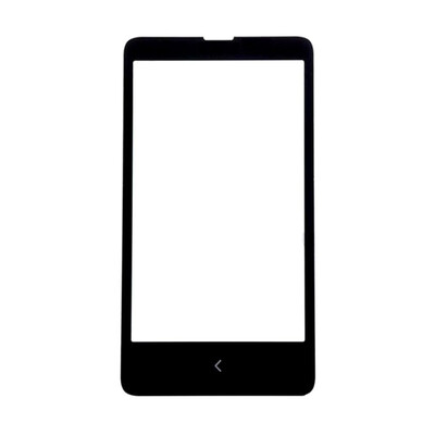 Replacement Front Glass For Nokia X Plus Plus Red By - Maxbhi Com