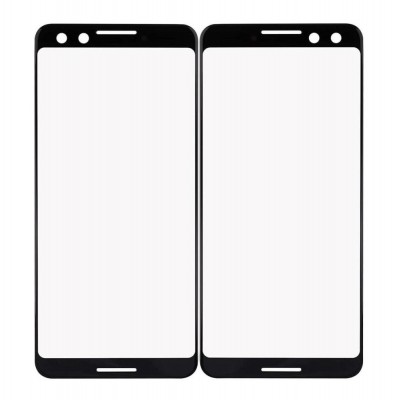 Replacement Front Glass For Google Pixel 3 Pink By - Maxbhi Com