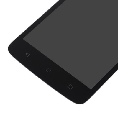 Lcd With Touch Screen For Moto C White By - Maxbhi Com