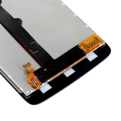 Lcd With Touch Screen For Moto C White By - Maxbhi Com