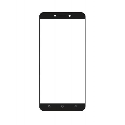 Replacement Front Glass For Tecno Pop 1 Black By - Maxbhi Com