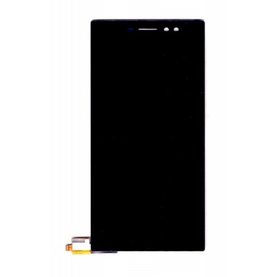 Lcd With Touch Screen For Lava X38 White By - Maxbhi Com