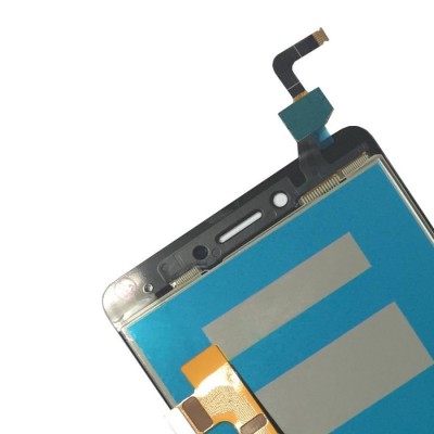 Lcd With Touch Screen For Lenovo K6 Note Silver By - Maxbhi Com