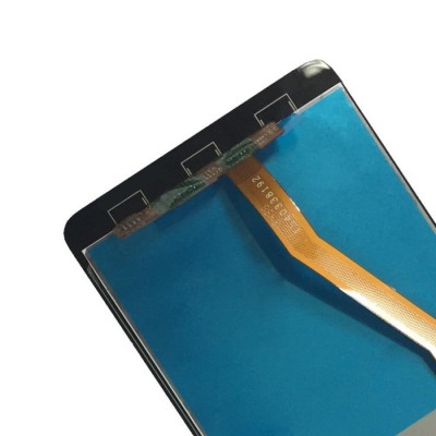 Lcd With Touch Screen For Lenovo K6 Note Silver By - Maxbhi Com