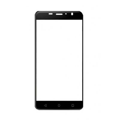 Replacement Front Glass For Yezz Andy 5e5 Black By - Maxbhi Com