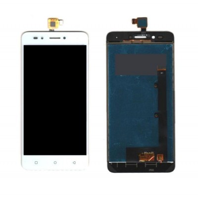 Lcd With Touch Screen For Lava A3 Mini White By - Maxbhi Com