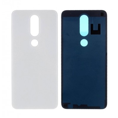 Back Panel Cover For Nokia 6 1 Plus White - Maxbhi Com