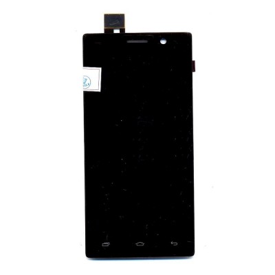 Lcd With Touch Screen For Intex Cloud Power Plus Silver By - Maxbhi Com