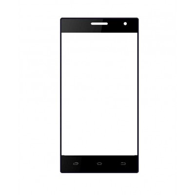 Replacement Front Glass For Spice Xlife M44q White By - Maxbhi Com
