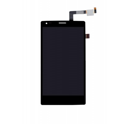 Lcd With Touch Screen For Lava Iris Alfa L Black By - Maxbhi Com
