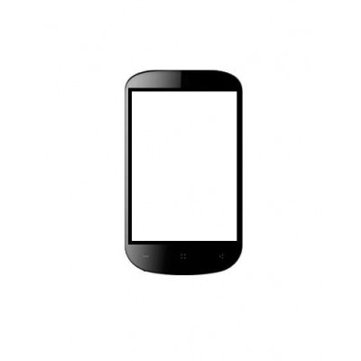 Replacement Front Glass For Karbonn A75 Black By - Maxbhi Com