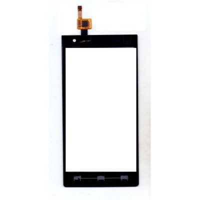 Touch Screen Digitizer For Lava Iris 504q Plus Grey By - Maxbhi Com