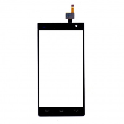 Touch Screen Digitizer For Lava Iris 504q Plus Grey By - Maxbhi Com