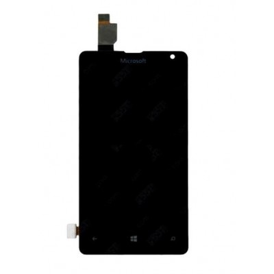 Lcd With Touch Screen For Microsoft Lumia 430 Black By - Maxbhi Com