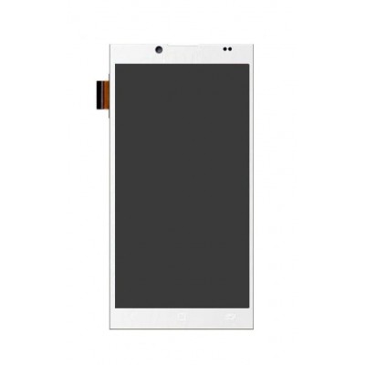 Lcd With Touch Screen For Panasonic P66 Mega White By - Maxbhi Com