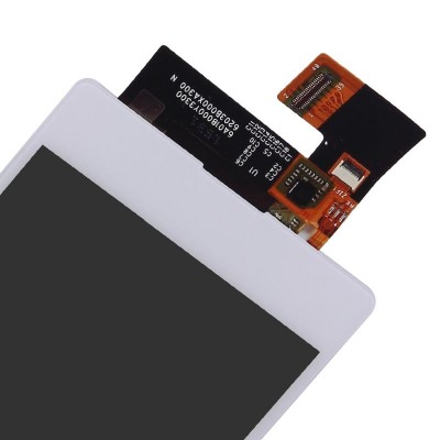 Lcd With Touch Screen For Sony Xperia M5 White By - Maxbhi Com